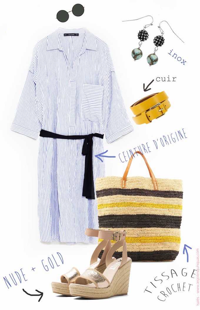 Isalès - Look d'été en robe chemise