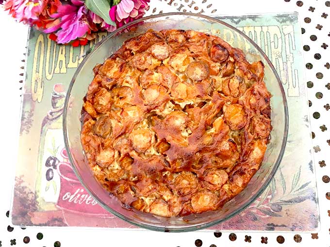 Photo Clafoutis moelleux aux reines-claudes