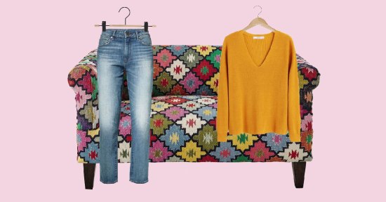 Mode quinqua - s'amuser avec un pull et un jean