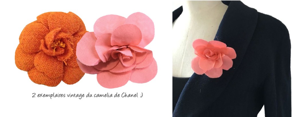 Broches vintage Camelia-Chanel