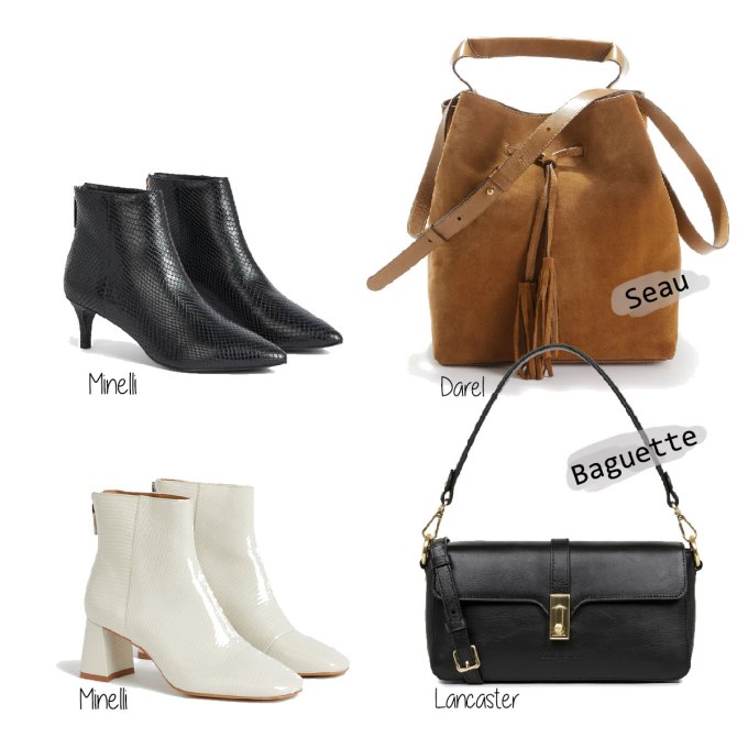 Bottines et sacs tendance 2020