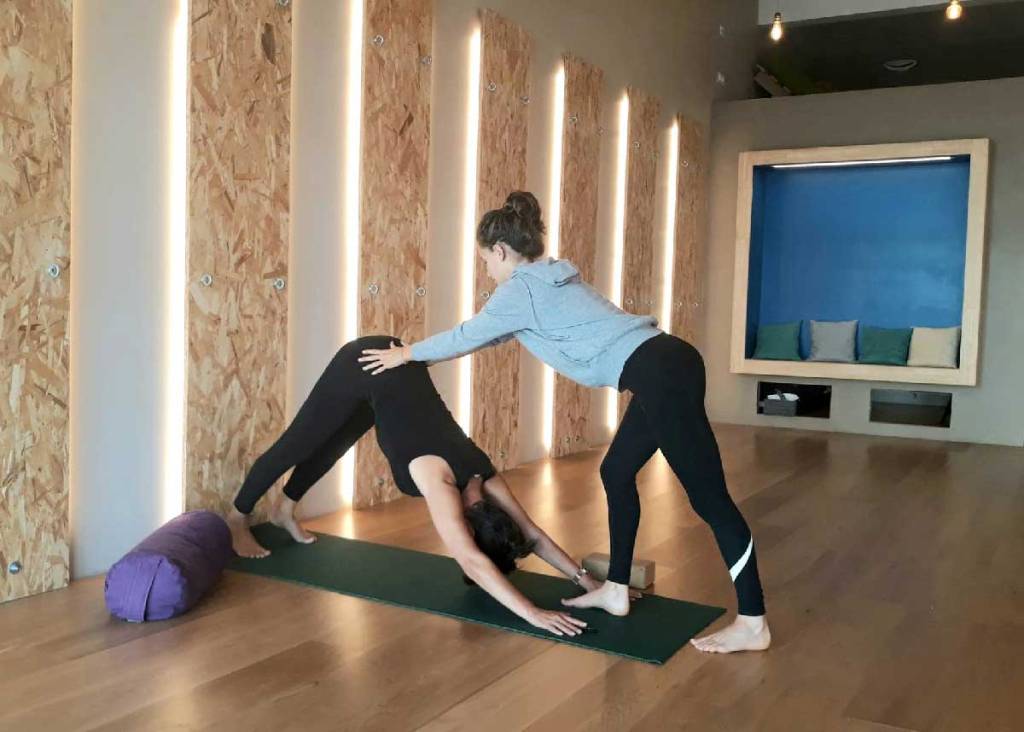 Séance-Yoga-sur-le-fil-Chien tête en bas-Les-Jolies-Quinquas-image3