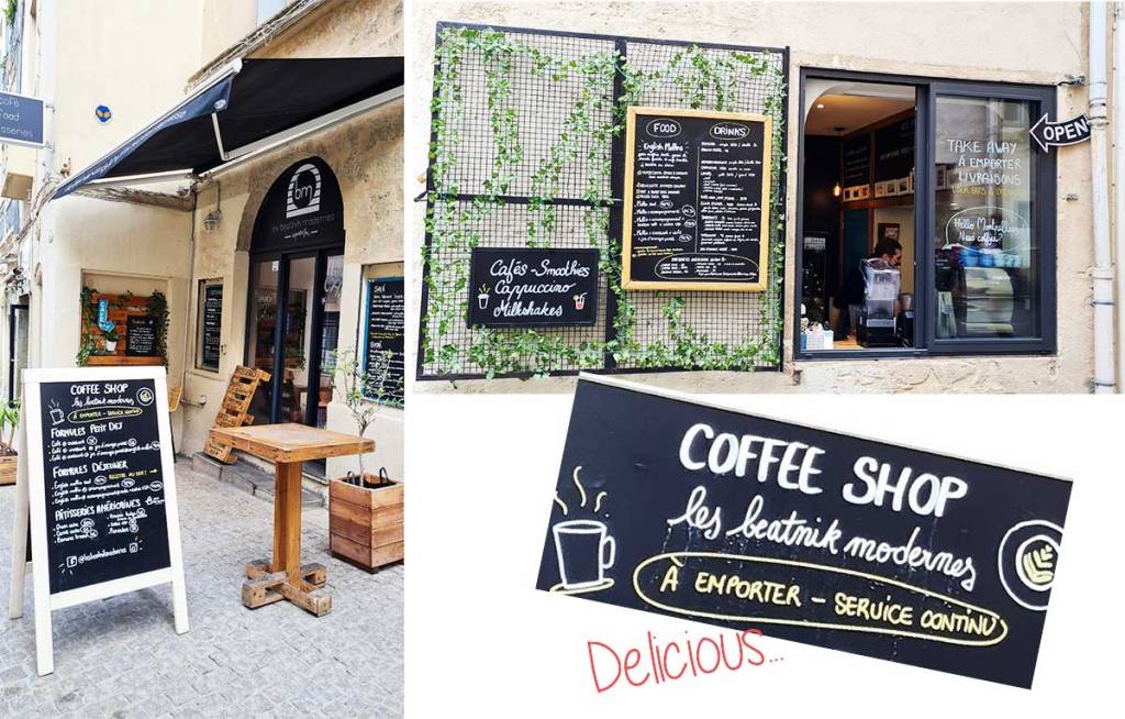 Les-Beatnik-Modernes Coffee shop Montpellier