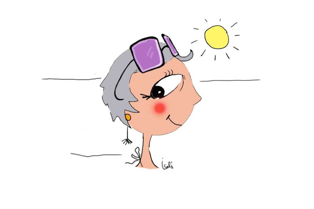 Illu quinqua au soleil